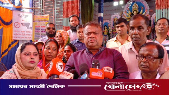 পার্শ্ববর্তী দেশ থেকে শারদীয় দুর্গাপূজায় অস্থিতিশীলতা সৃষ্টির চেষ্টায় চলছে: মীর সরফত আলী সপু