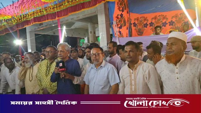 মহম্মদপুরে বিভিন্ন পূজা মণ্ডপ পরিদর্শন করলেন নিতাই রায় চৌধুরী