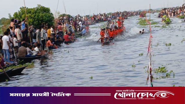 শ্রীনগরে শহীদ জিয়া স্মৃতি নৌকা বাইচ প্রতিযোগীতায় নিউ বুলেট চ্যাম্পিয়ন