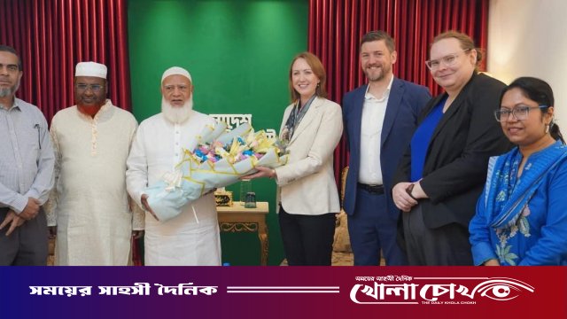 আমীরে জামায়াতের সঙ্গে অস্ট্রেলিয়ান হাইকমিশনারের সৌজন্য সাক্ষাৎ