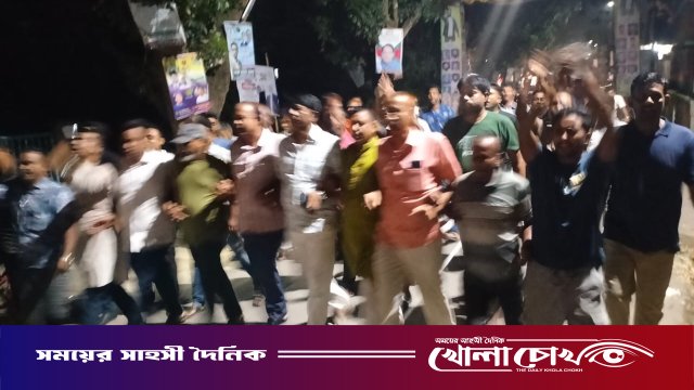 ফরিদপুর-১ আসনে খন্দকার নাসিরুল ইসলামের মনোনয়ন চূড়ান্তে আলফাডাঙ্গায় আনন্দ মিছিল