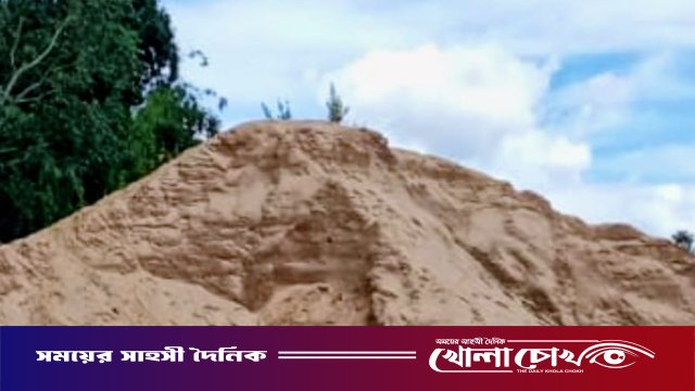লামা সরই ইউনিয়নে অবৈধ বালু উত্তোলনের অভিযোগ
