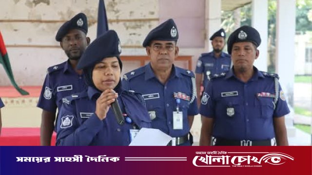 পিরোজপুর জেলা পুলিশের কিট প্যারেড অনুষ্ঠিত