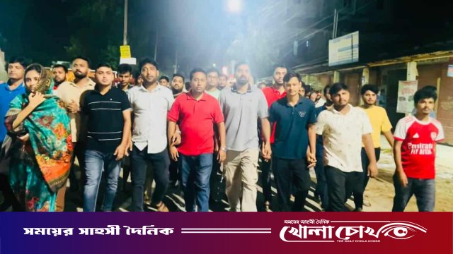 জবি শিক্ষার্থীকে হত্যার প্রতিবাদে কুবি ছাত্রদলের বিক্ষোভ মিছিল