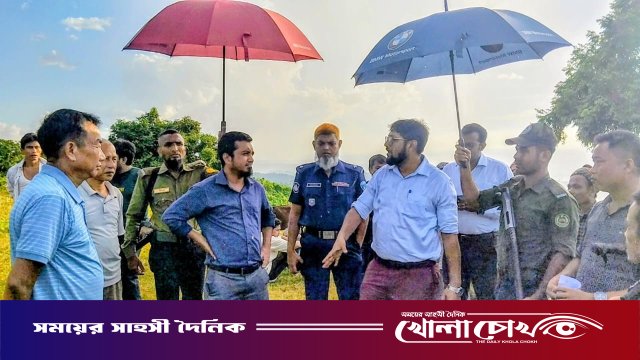 আদালতের নিষেধাজ্ঞা অমান্য করে পাহাড়ে নির্মাণকাজ
