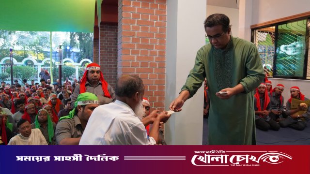 চন্দ্রপাড়া দরবারে আর্থিক সহায়তা প্রদান ও ওরছ শরীফের তারিখ ঘোষণা