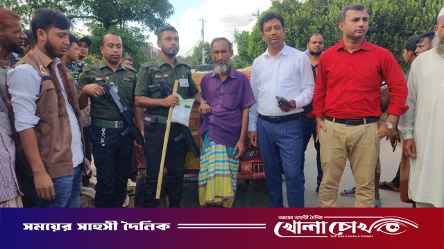 নগরকান্দায় অভিযান চালিয়ে নকল সার জব্দ, চালককে ৫ হাজার টাকা জরিমানা