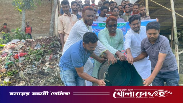 সালথায় যুবদলের প্রতিষ্ঠাবার্ষিকীতে পোনা অবমুক্ত, বৃক্ষরোপণ ও খাদ্য বিতরণ