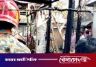 সালথায় অগ্নিকাণ্ডে কৃষকের বসতঘর ভস্মীভূত, ক্ষতি প্রায় সাড়ে ৬ লাখ টাকা