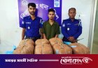 বিজয়নগরে পুলিশের অভিযানে ৩০ কেজি গাঁজা উদ্ধার