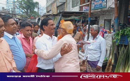 ফরিদপুরে এডভোকেট সৈয়দ মুদাররেস আলী ঈসার নেতৃত্বে ধানের শীষের পক্ষে নির্বাচনী প্রচারণা