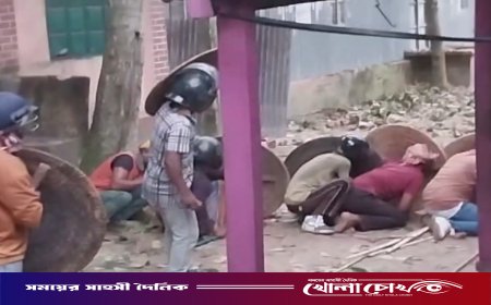 ভাঙ্গায় একই স্থানে দ্বিতীয় দিনেও ফের দু’দল গ্রামবাসীর সংঘর্ষ