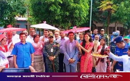 কাপ্তাইয়ে পরিদর্শন করলেন চট্টগ্রাম বিভাগীয় কমিশনার ড. মো. জিয়া উদ্দিন