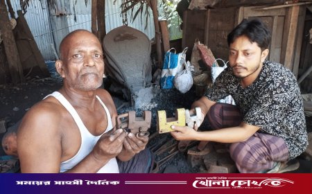শতবর্ষী লোহার তালা বিলিনের পথে, টিকে আছে ইন্দুরহাটের কয়েকজন কামারের হাতে