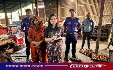 সদরপুরে মোবাইল কোর্ট অভিযানে ৪ বেকারি কে জরিমানা