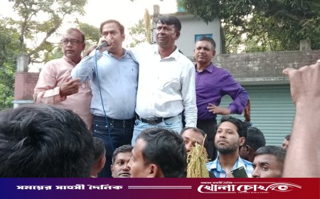 রাজপথে থেকেই গণতন্ত্র পুনরুদ্ধারের অঙ্গীকার আলফাডাঙ্গার বিএনপির