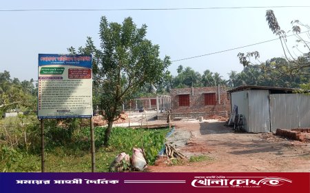 ইউএনও’র উদ্যোগে মাঠ দখলের অভিযোগ: চাঁদার টাকায় স্কুল নির্মাণ