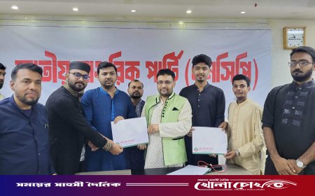 বরিশাল-১ আসনে এনসিপির প্রার্থী মাজহারুল ইসলাম নিপু