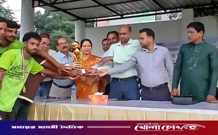 শ্রীপুরে আন্তঃইউনিয়ন ফুটবল টুর্নামেন্টে চ্যাম্পিয়ন সব্দালপুর ইউনিয়ন