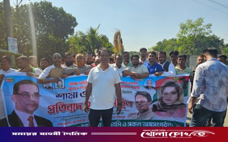 নিষিদ্ধ আওয়ামী লীগের ঢাকা  লকডাউন কর্মসূচির প্রতিবাদে বিএনপির  শোডাউন ও প্রতিবাদে বিক্ষোভ মিছিল