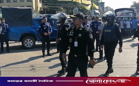 নোয়াখালীতে র‍্যাবের বিশেষ টহল ও চেকপোস্ট জোরদার