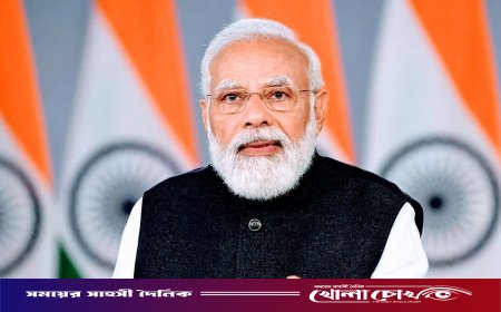 শোক প্রকাশ করে নরেন্দ্র মোদির স্ট্যাটাস