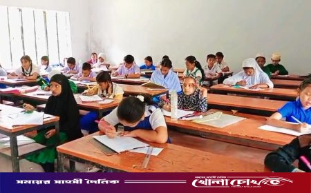 কাপ্তাইয়ে প্রথমবারের মতো অনুষ্ঠিত হলো কেআরসি উচ্চ বিদ্যালয়ের বৃত্তি পরীক্ষা