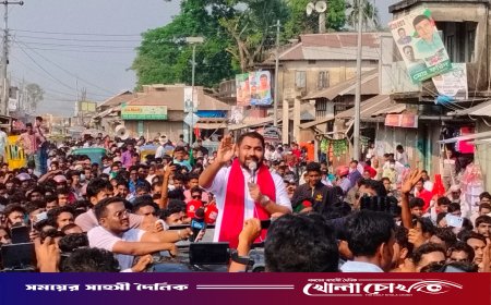 নোয়াখালী-৬ আসনে বিএনপির প্রার্থী পরিবর্তনের দাবিতে পথসভা