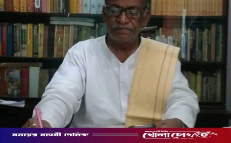 মাগুরার বিশিষ্ট সংস্কৃত পণ্ডিত ও হস্তরেখাবিদ শ্যামাপ্রসাদ ভট্টাচার্য আর নেই