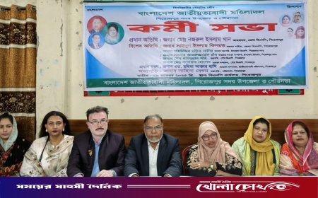 পিরোজপুরে মহিলা দলের কর্মীসভা অনুষ্ঠিত