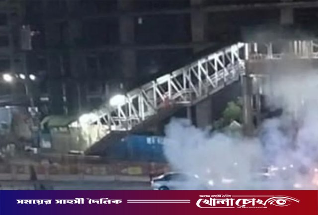 কারওয়ান বাজারে পর পর ককটেল বিস্ফোরণ, দুই থানার দ্বন্দ্ব