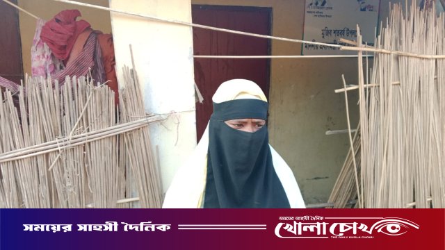 আলফাডাঙ্গায় অসহায় জীবনে দিন কাটাচ্ছেন বিদবা নারী মর্জিনা বেগম