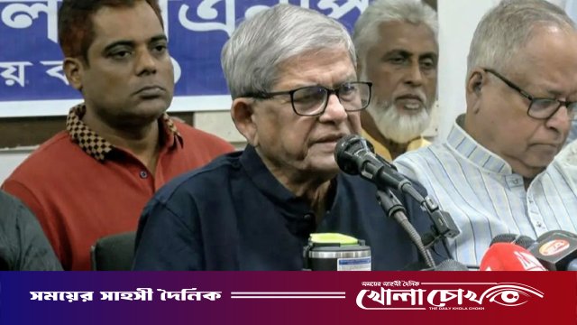 হাসিনার রায় ঘিরে অরাজকতার চেষ্টা করছে একটি মহল: মির্জা ফখরুল