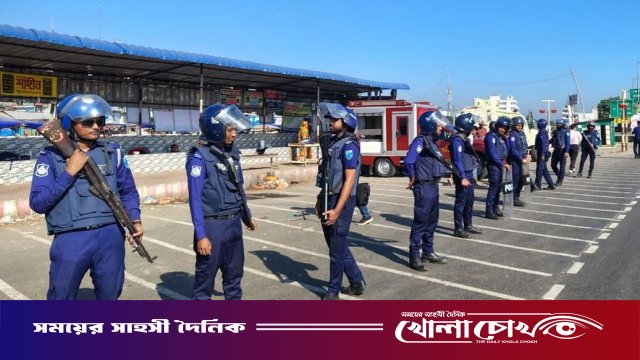 ভাঙ্গায় লকডাউনের প্রভাব নেই: যানবাহন চলাচল স্বাভাবিক