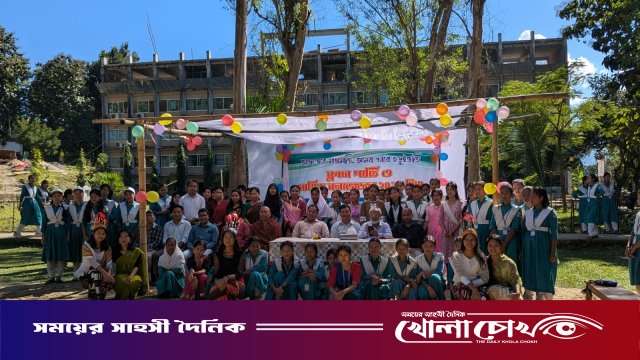 থানচি বালিকা উচ্চ বিদ্যালয়ে দিনভর চড়ুইভাতির উৎসব