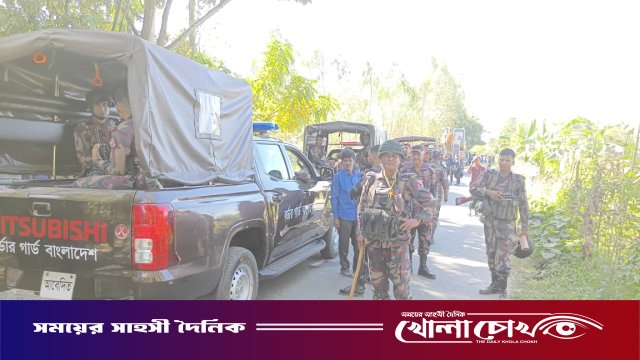 লামার ইটভাটায় অভিযানকালে সংঘর্ষ