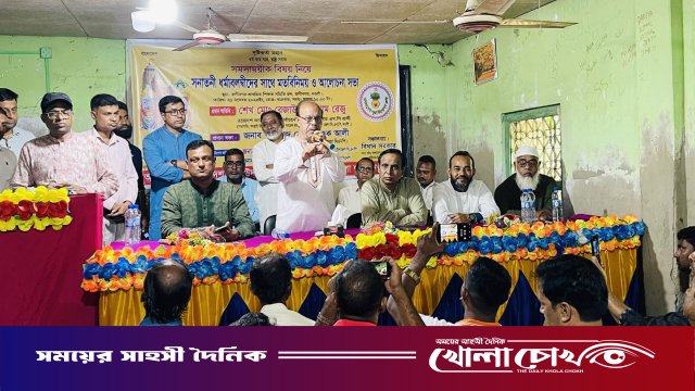 রাণীনগরে সনাতনী ধর্মাবলম্বীদের সঙ্গে মতবিনিময় ও আলোচনা সভা