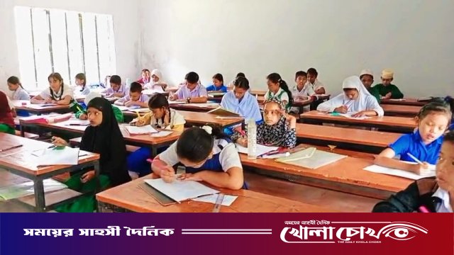 কাপ্তাইয়ে প্রথমবারের মতো অনুষ্ঠিত হলো কেআরসি উচ্চ বিদ্যালয়ের বৃত্তি পরীক্ষা