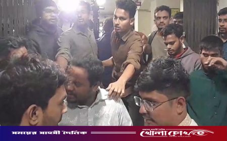 ব্রাকসু নির্বাচন স্থগিত: প্রশাসনিক ভবনে তালা দেওয়াকে কেন্দ্র করে উত্তেজনা, মুখোমুখি ছাত্রদল–শিক্ষার্থীরা