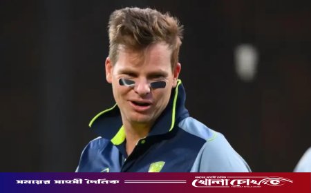 স্মিথের চোখের নিচে কালো টেপ — জানুন কারণ