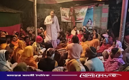 মাগুরার রাজাপুর আদিবাসী পল্লীতে উৎসবমুখর পরিবেশে মতুয়া সম্মেলন