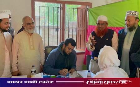 ফরিদপুরের সালথায় জামায়াতের ফ্রি মেডিকেল ক্যাম্প