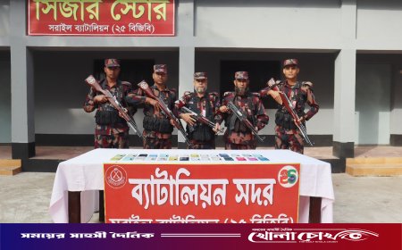 সরাইলে বিজিবির পৃথক অভিযানে বিপুল পরিমাণ মাদক ও চোরাচালানী পণ্যের জব্দ