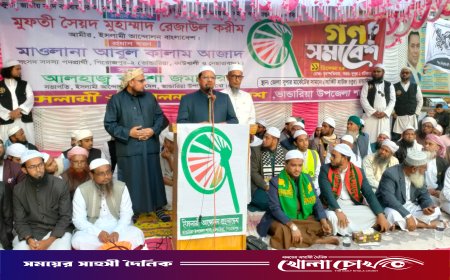 নির্বাচন পেছানোর ষড়যন্ত্র  করলে আল্লাহ আপনাদের জনবিচ্ছিন্ন করে দিবেন-চরমোনাই পীর