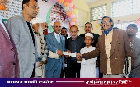 বরকতিয়া এস.এ.আর দাখিল মাদ্রাসায় উপবৃত্তি ও মেধাবৃত্তি প্রদান