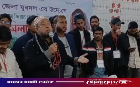নোয়াখালীতে যুবদলের মিলাদ ও দুস্থদের মাঝে খাবার বিতরণ