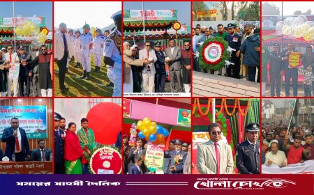 দেশের বিভিন্ন উপজেলায় যথাযোগ্য মর্যাদায় মহান বিজয় দিবস ২০২৫ উদযাপন