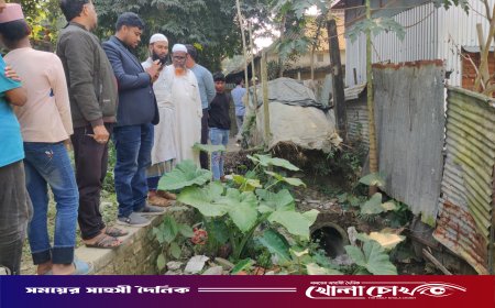 নগরকান্দায় রেলওয়ের সরকারি জমি দখল করে বালু ভরাট, তালমা বাজারে পানি নিষ্কাশন বন্ধ