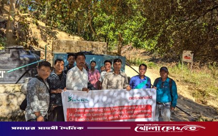 থানচিতে স্বাস্থ্যসম্মত স্যানিটেশন ও নিরাপদ পানির উদ্যোগ বিএনকেএসের