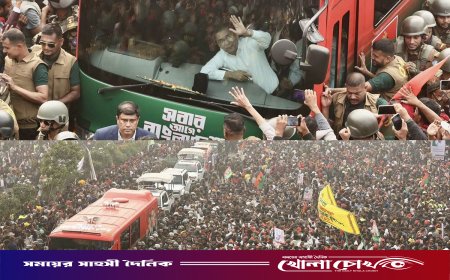 দেশে প্রত্যাবর্তনের মুহূর্তে সৃষ্টিকর্তার প্রতি কৃতজ্ঞতা প্রকাশ তারেক রহমানের